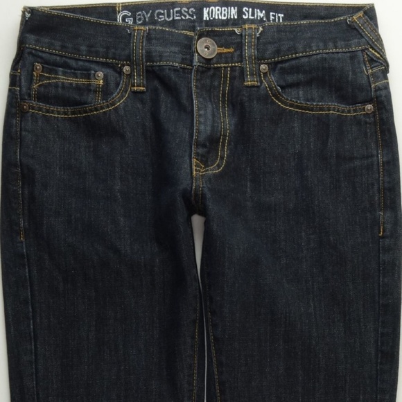 G By Guess Korbin Slim Black Jeans Men's 30 A075 - Picture 4 of 6